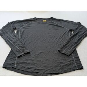 Icebreaker Mens XXL 150 Zone Merino Wool Blend Base Layer Shirt Long Slv Crew